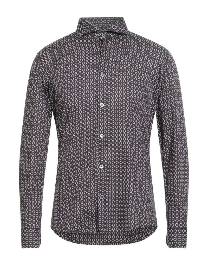GREY DANIELE ALESSANDRINI Hemd Herren Dunkelbraun von GREY DANIELE ALESSANDRINI
