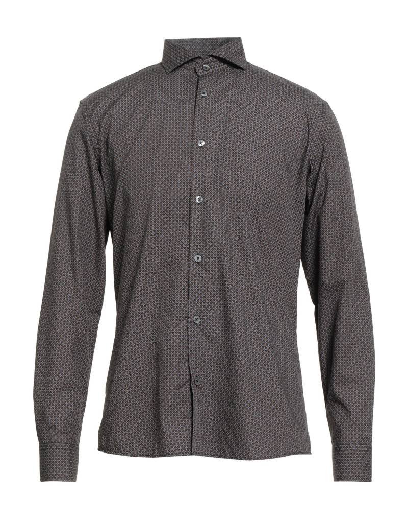 GREY DANIELE ALESSANDRINI Hemd Herren Dunkelbraun von GREY DANIELE ALESSANDRINI