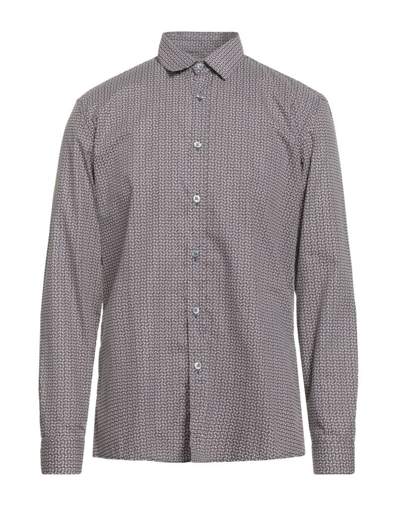 GREY DANIELE ALESSANDRINI Hemd Herren Dunkelbraun von GREY DANIELE ALESSANDRINI