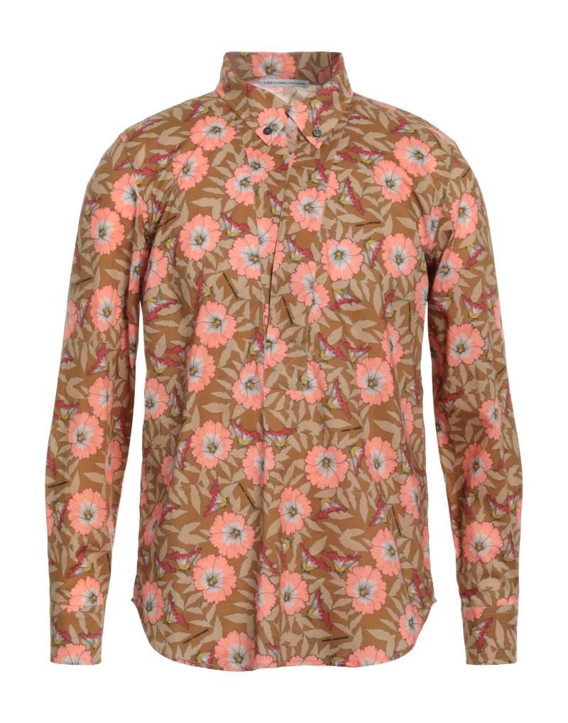 GREY DANIELE ALESSANDRINI Hemd Herren Kamel von GREY DANIELE ALESSANDRINI