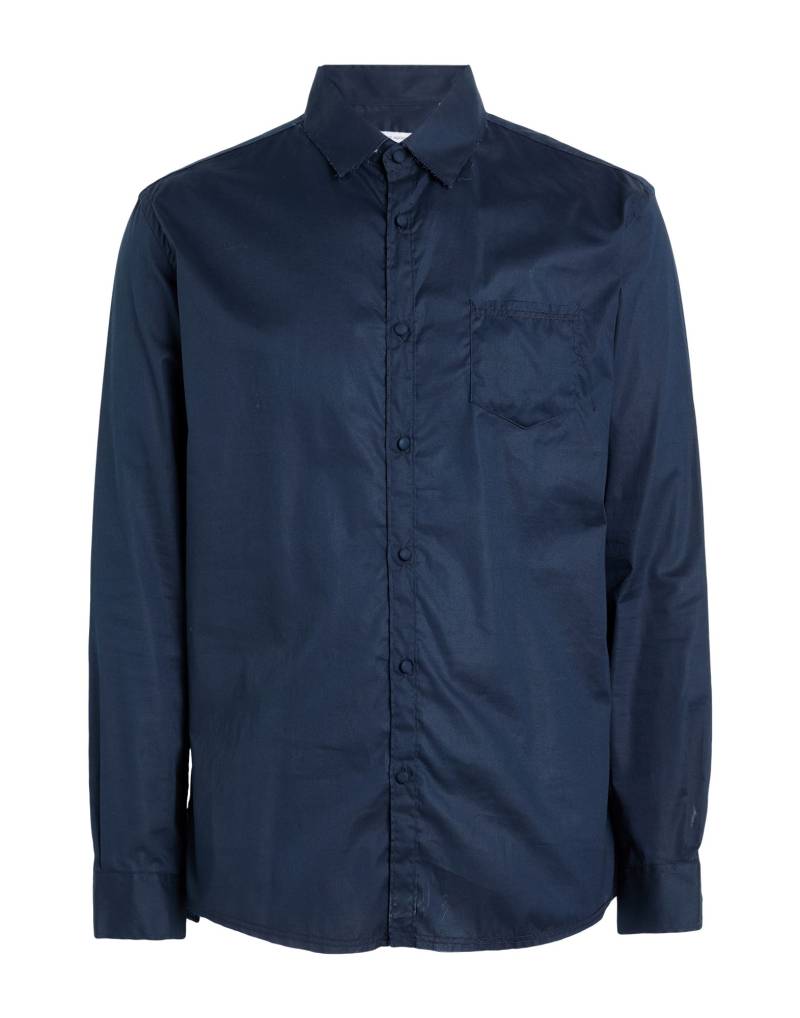 GREY DANIELE ALESSANDRINI Hemd Herren Marineblau von GREY DANIELE ALESSANDRINI