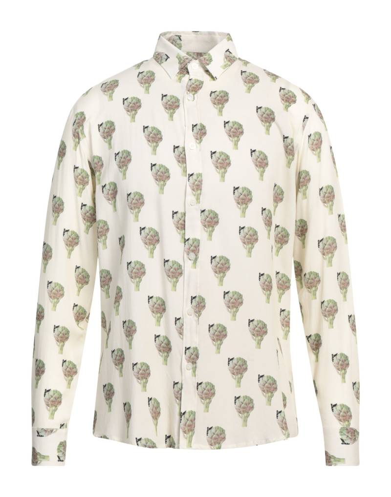 GREY DANIELE ALESSANDRINI Hemd Herren Off white von GREY DANIELE ALESSANDRINI