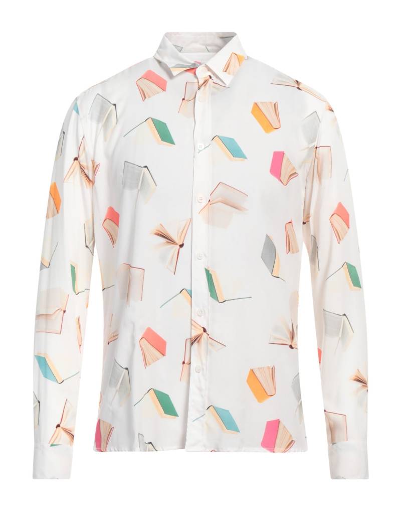 GREY DANIELE ALESSANDRINI Hemd Herren Off white von GREY DANIELE ALESSANDRINI