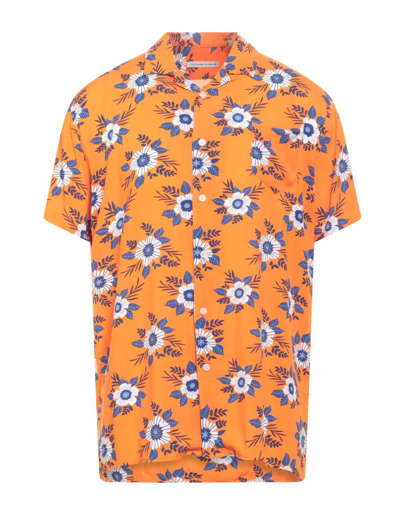 GREY DANIELE ALESSANDRINI Hemd Herren Orange von GREY DANIELE ALESSANDRINI