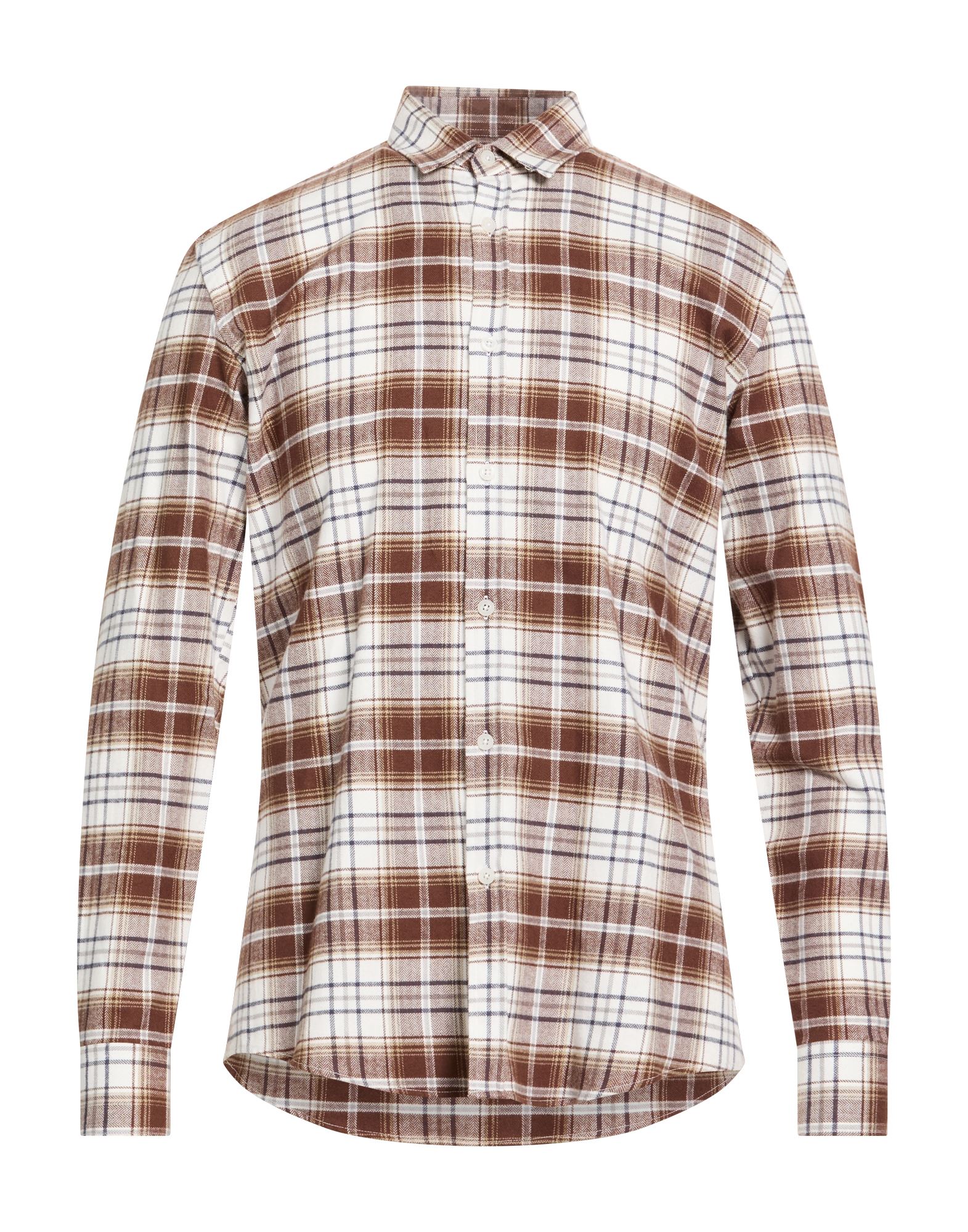 GREY DANIELE ALESSANDRINI Hemd Herren Schokobraun von GREY DANIELE ALESSANDRINI