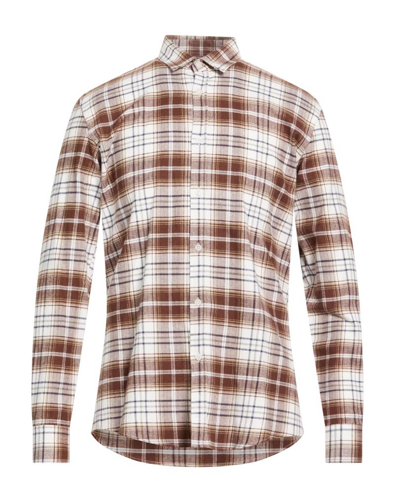 GREY DANIELE ALESSANDRINI Hemd Herren Schokobraun von GREY DANIELE ALESSANDRINI