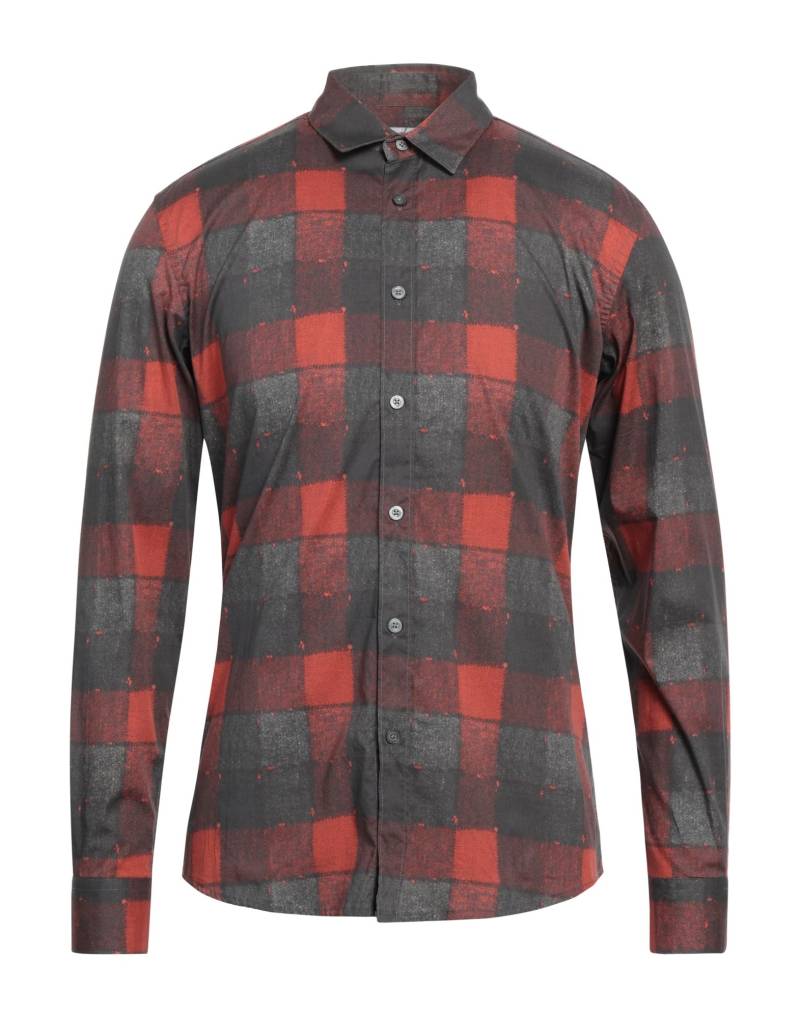GREY DANIELE ALESSANDRINI Hemd Herren Ziegelrot von GREY DANIELE ALESSANDRINI