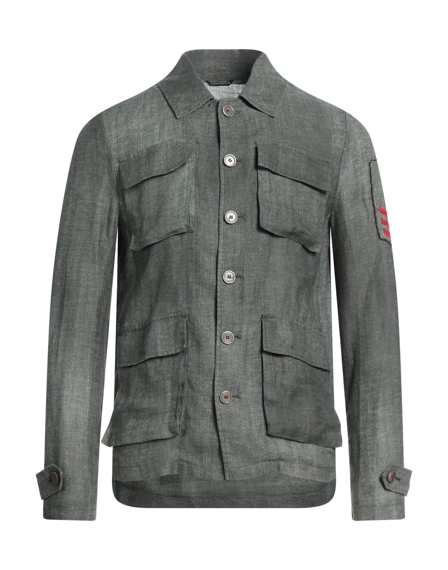 GREY DANIELE ALESSANDRINI Jacke & Anorak Herren Militärgrün von GREY DANIELE ALESSANDRINI