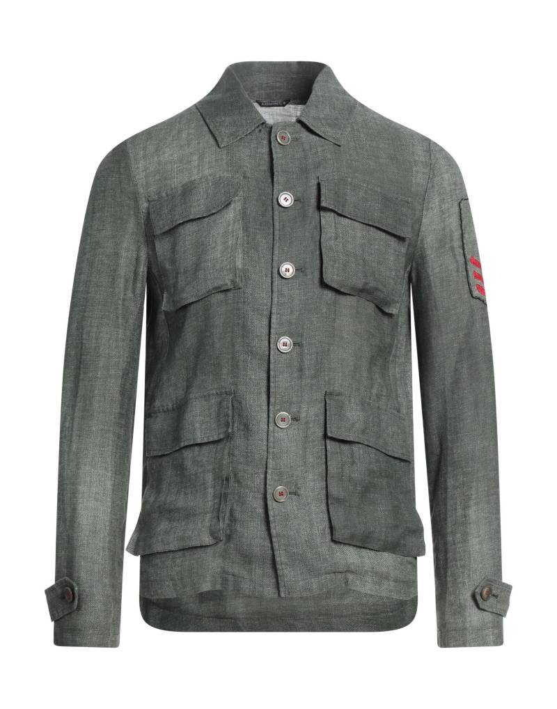 GREY DANIELE ALESSANDRINI Jacke & Anorak Herren Militärgrün von GREY DANIELE ALESSANDRINI