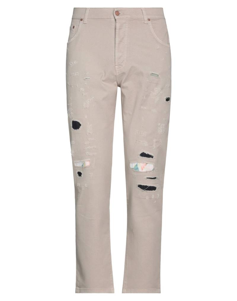 GREY DANIELE ALESSANDRINI Jeanshose Herren Beige von GREY DANIELE ALESSANDRINI