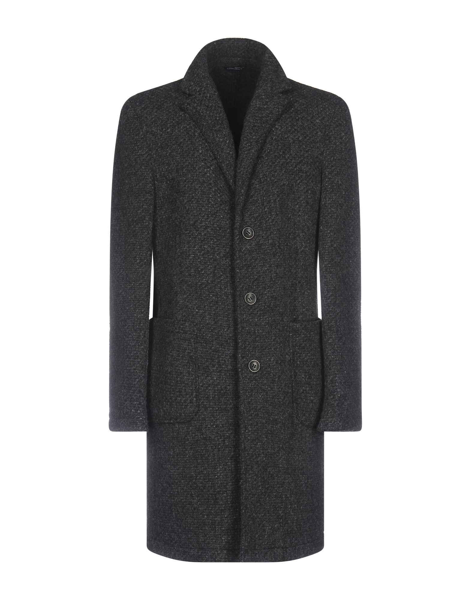 GREY DANIELE ALESSANDRINI Mantel Herren Blei von GREY DANIELE ALESSANDRINI