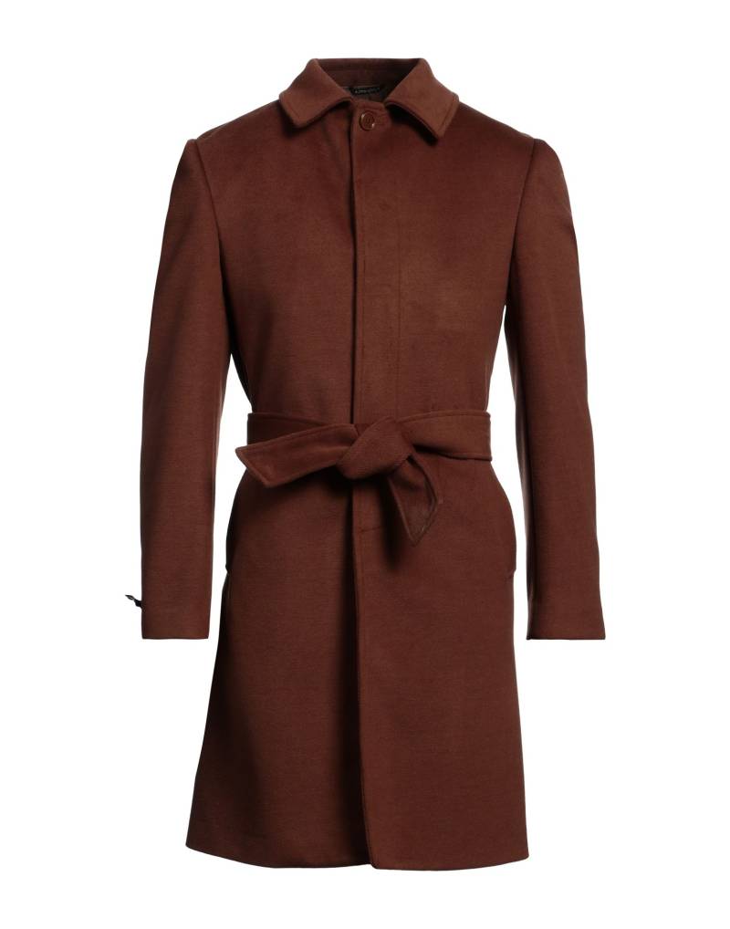 GREY DANIELE ALESSANDRINI Mantel Herren Braun von GREY DANIELE ALESSANDRINI