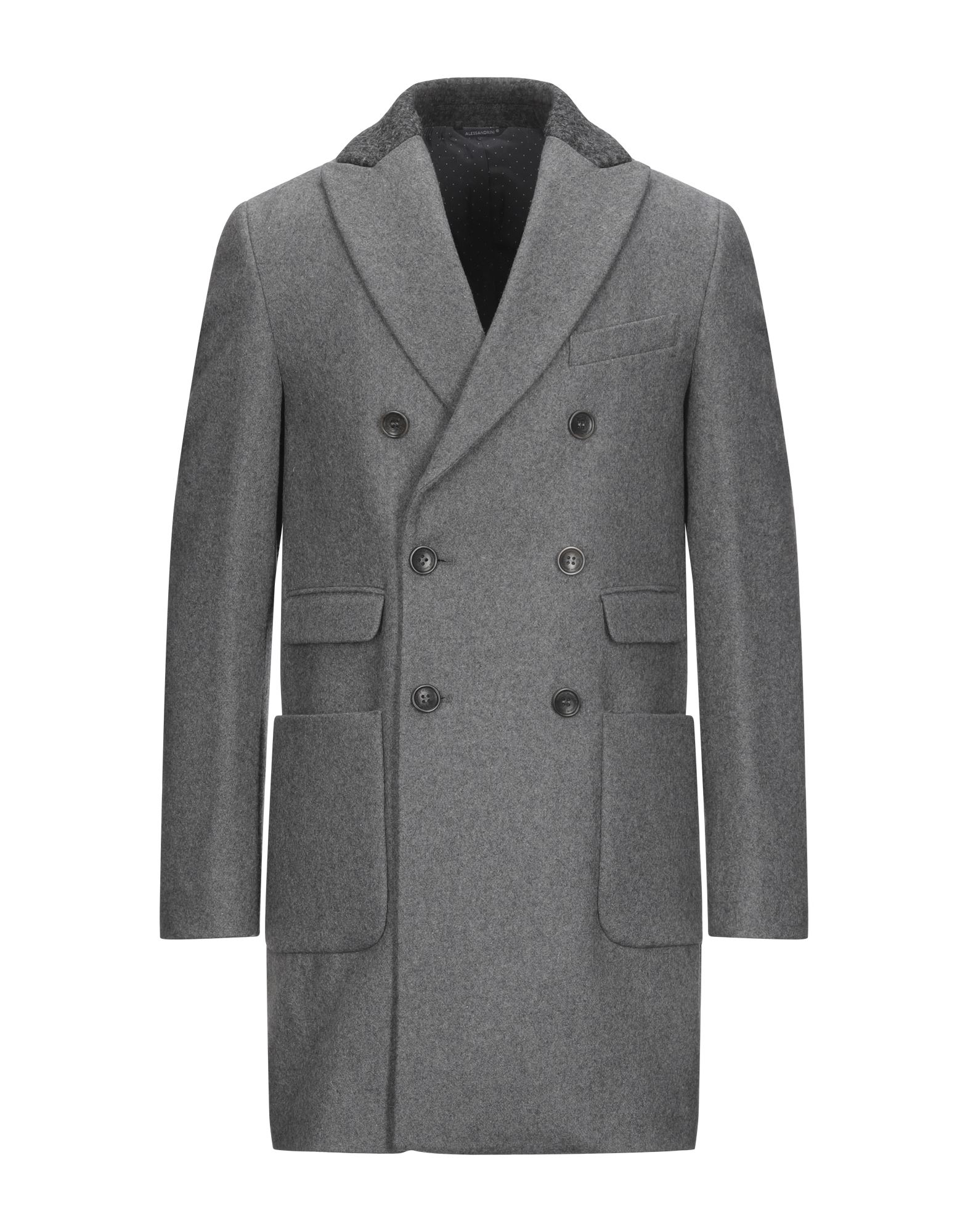 GREY DANIELE ALESSANDRINI Mantel Herren Grau von GREY DANIELE ALESSANDRINI