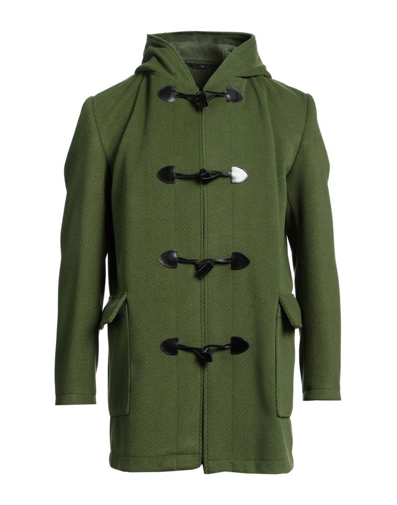 GREY DANIELE ALESSANDRINI Mantel Herren Grün von GREY DANIELE ALESSANDRINI