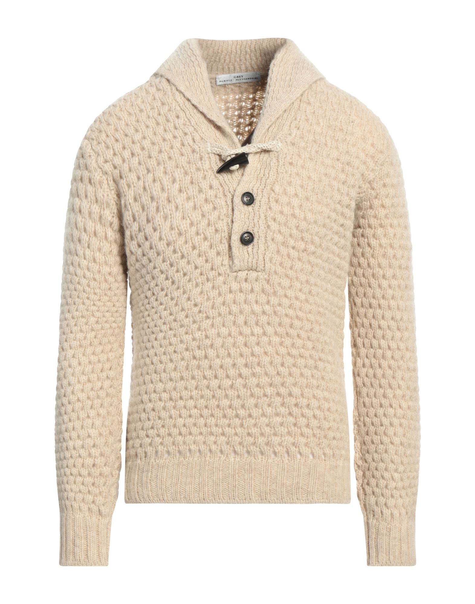 GREY DANIELE ALESSANDRINI Pullover Herren Beige von GREY DANIELE ALESSANDRINI