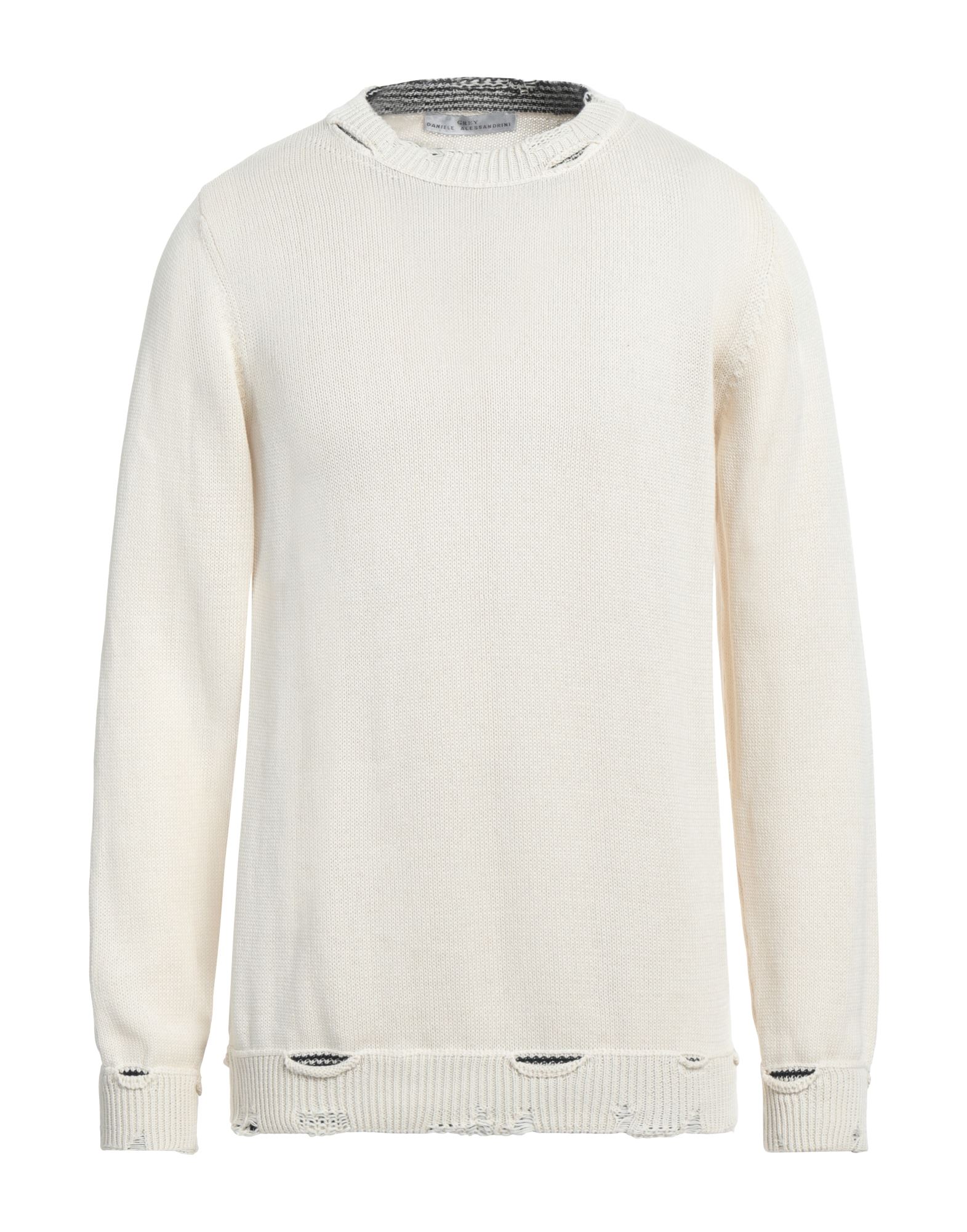 GREY DANIELE ALESSANDRINI Pullover Herren Cremeweiß von GREY DANIELE ALESSANDRINI