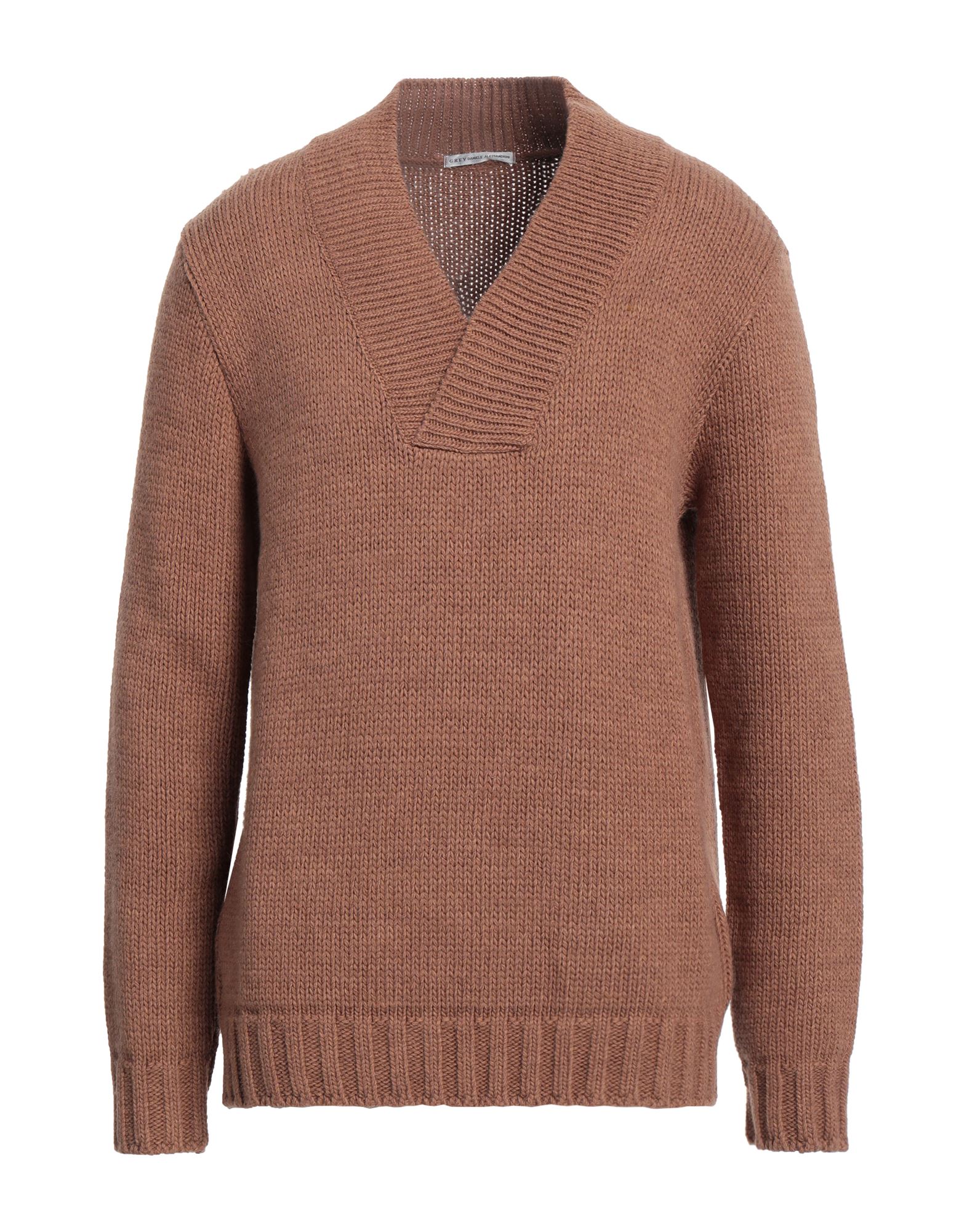 GREY DANIELE ALESSANDRINI Pullover Herren Hellbraun GREY DANIELE ALESSANDRINI Pullover Herren Hellbraun von GREY DANIELE ALESSANDRINI