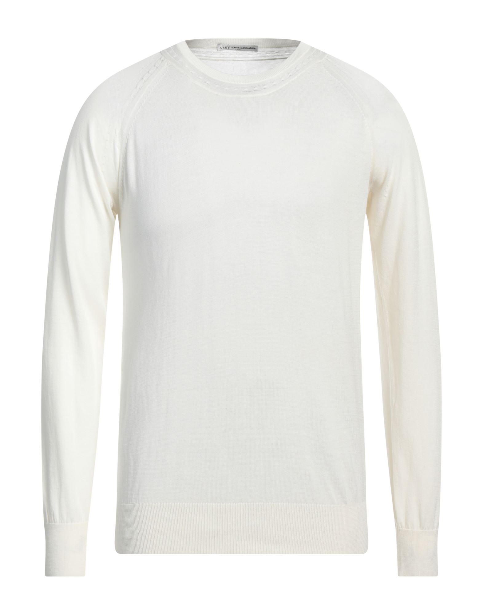 GREY DANIELE ALESSANDRINI Pullover Herren Off white von GREY DANIELE ALESSANDRINI