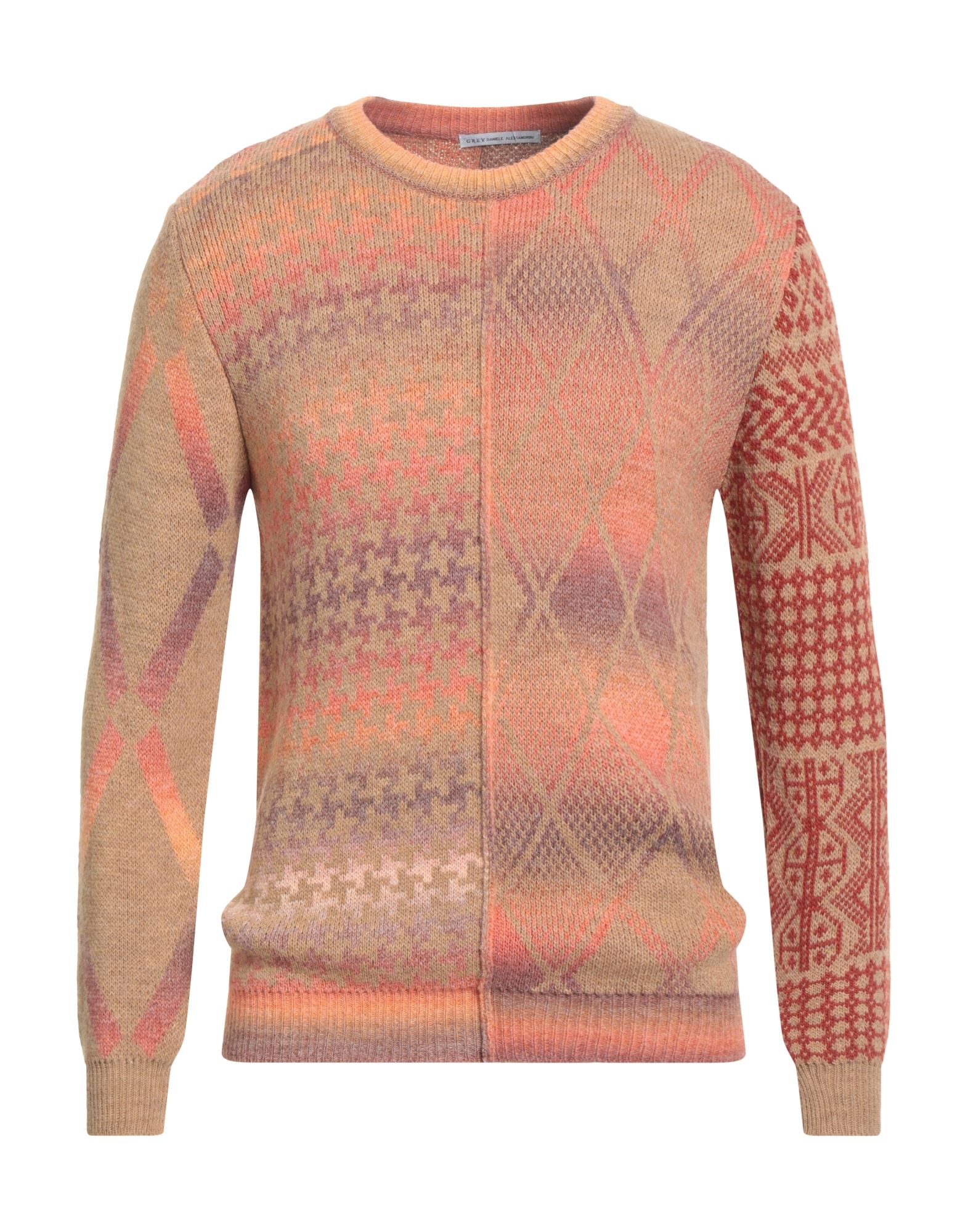 GREY DANIELE ALESSANDRINI Pullover Herren Orange von GREY DANIELE ALESSANDRINI