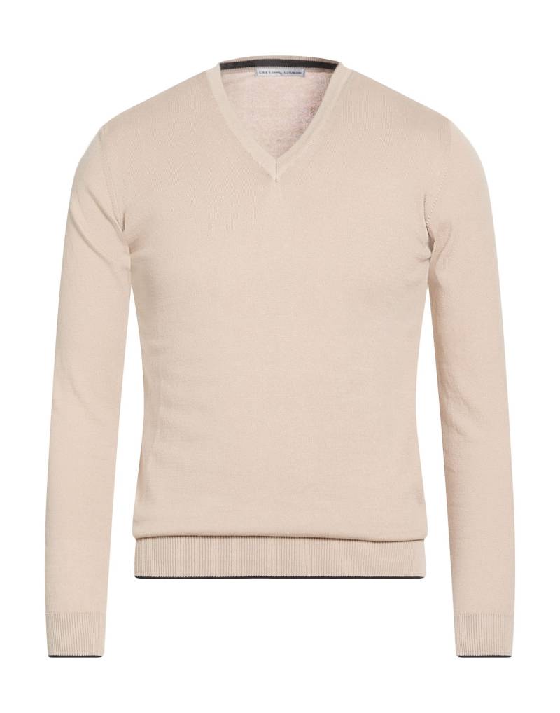 GREY DANIELE ALESSANDRINI Pullover Herren Sand von GREY DANIELE ALESSANDRINI