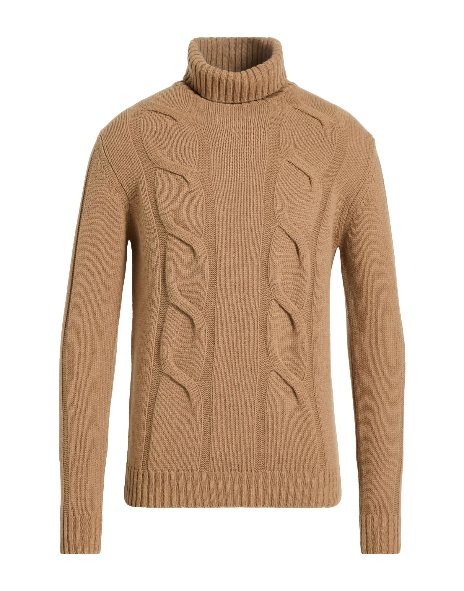 GREY DANIELE ALESSANDRINI Rollkragenpullover Herren Kamel von GREY DANIELE ALESSANDRINI