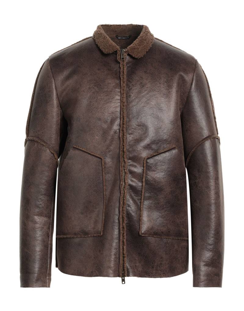 GREY DANIELE ALESSANDRINI Shearling- & Kunstfell Herren Braun von GREY DANIELE ALESSANDRINI