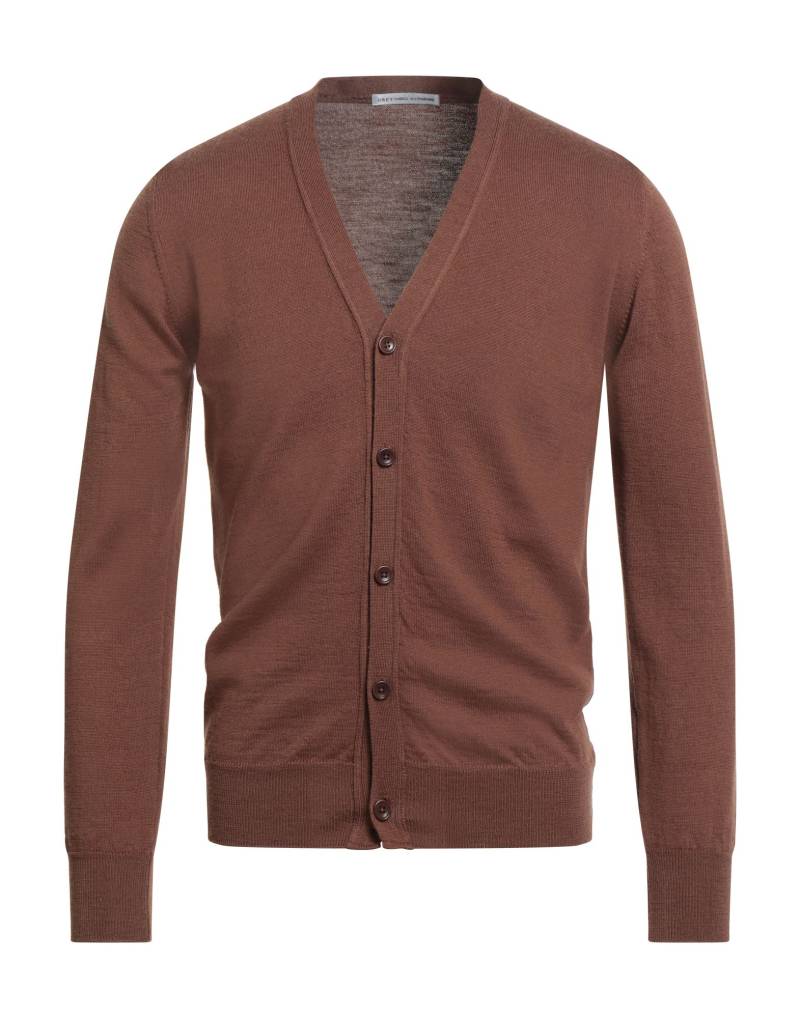 GREY DANIELE ALESSANDRINI Strickjacke Herren Braun von GREY DANIELE ALESSANDRINI