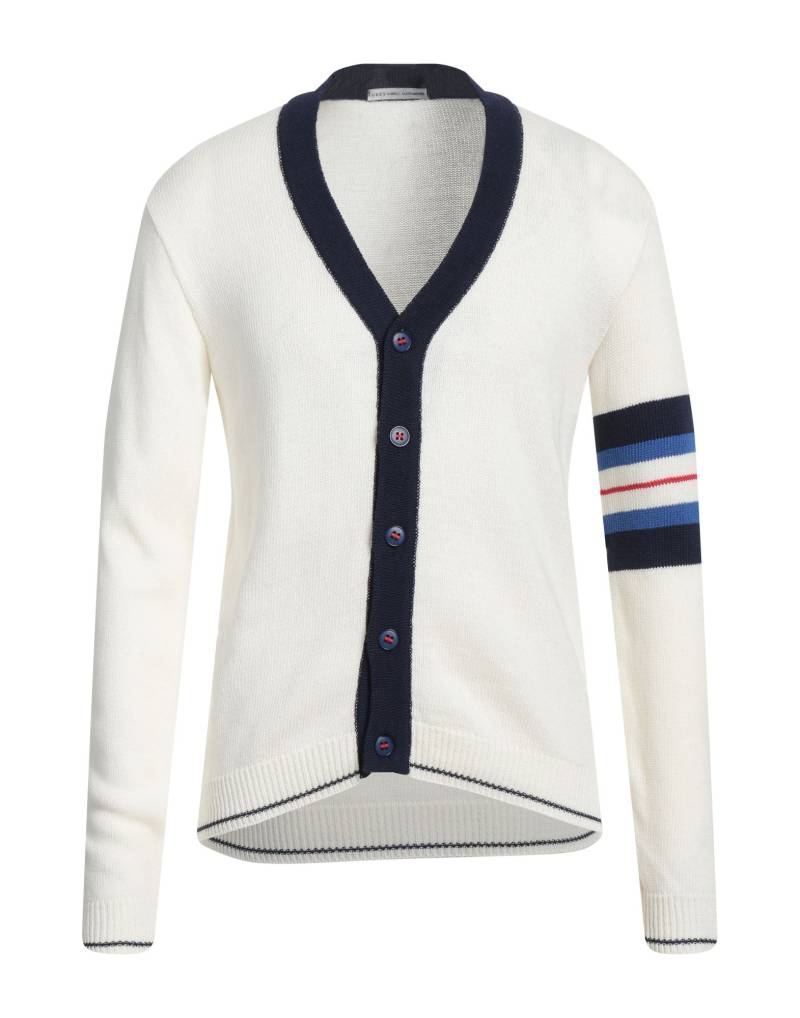 GREY DANIELE ALESSANDRINI Strickjacke Herren Cremeweiß von GREY DANIELE ALESSANDRINI