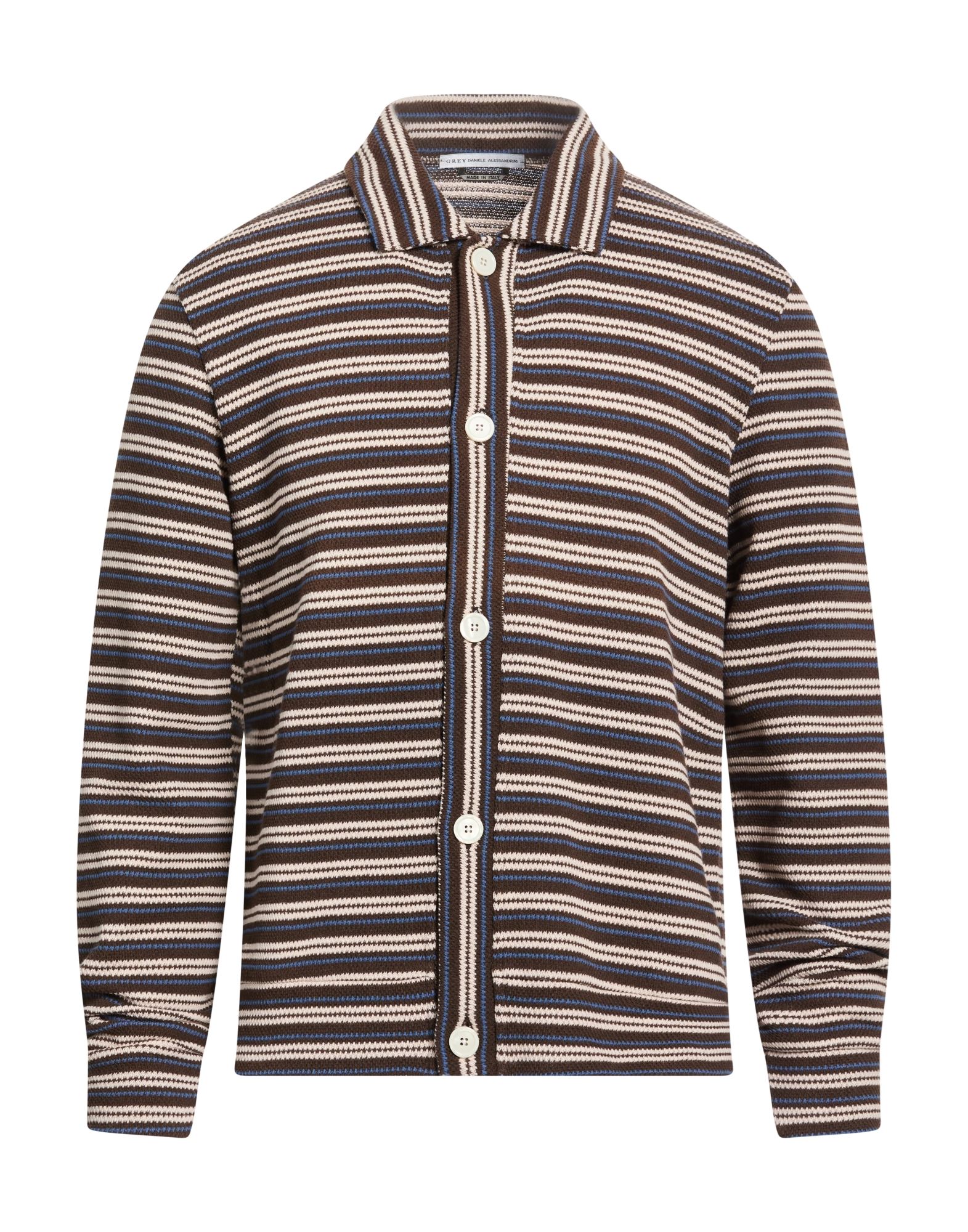 GREY DANIELE ALESSANDRINI Strickjacke Herren Dunkelbraun von GREY DANIELE ALESSANDRINI