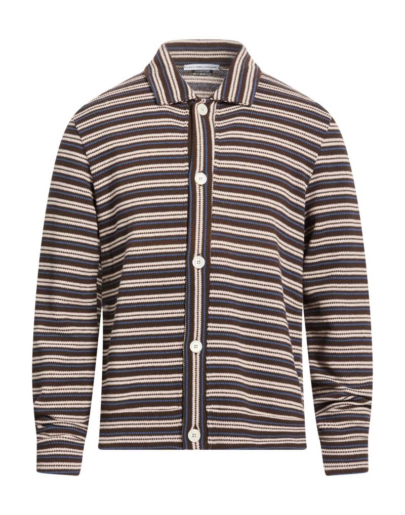 GREY DANIELE ALESSANDRINI Strickjacke Herren Dunkelbraun von GREY DANIELE ALESSANDRINI