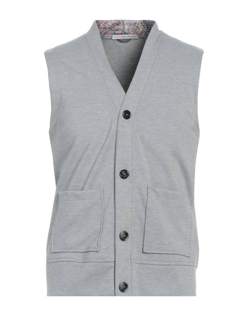 GREY DANIELE ALESSANDRINI Strickjacke Herren Hellgrau von GREY DANIELE ALESSANDRINI