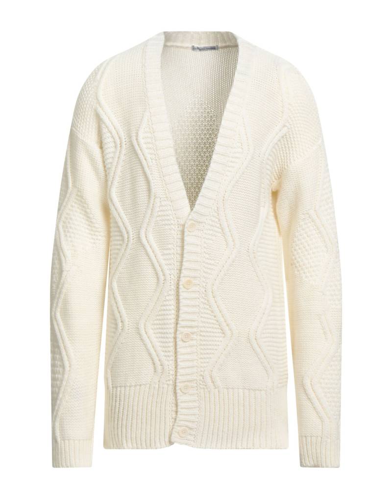 GREY DANIELE ALESSANDRINI Strickjacke Herren Off white von GREY DANIELE ALESSANDRINI