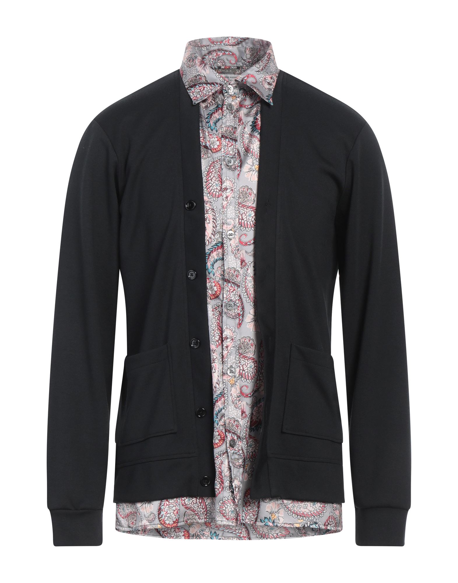 GREY DANIELE ALESSANDRINI Strickjacke Herren Schwarz von GREY DANIELE ALESSANDRINI