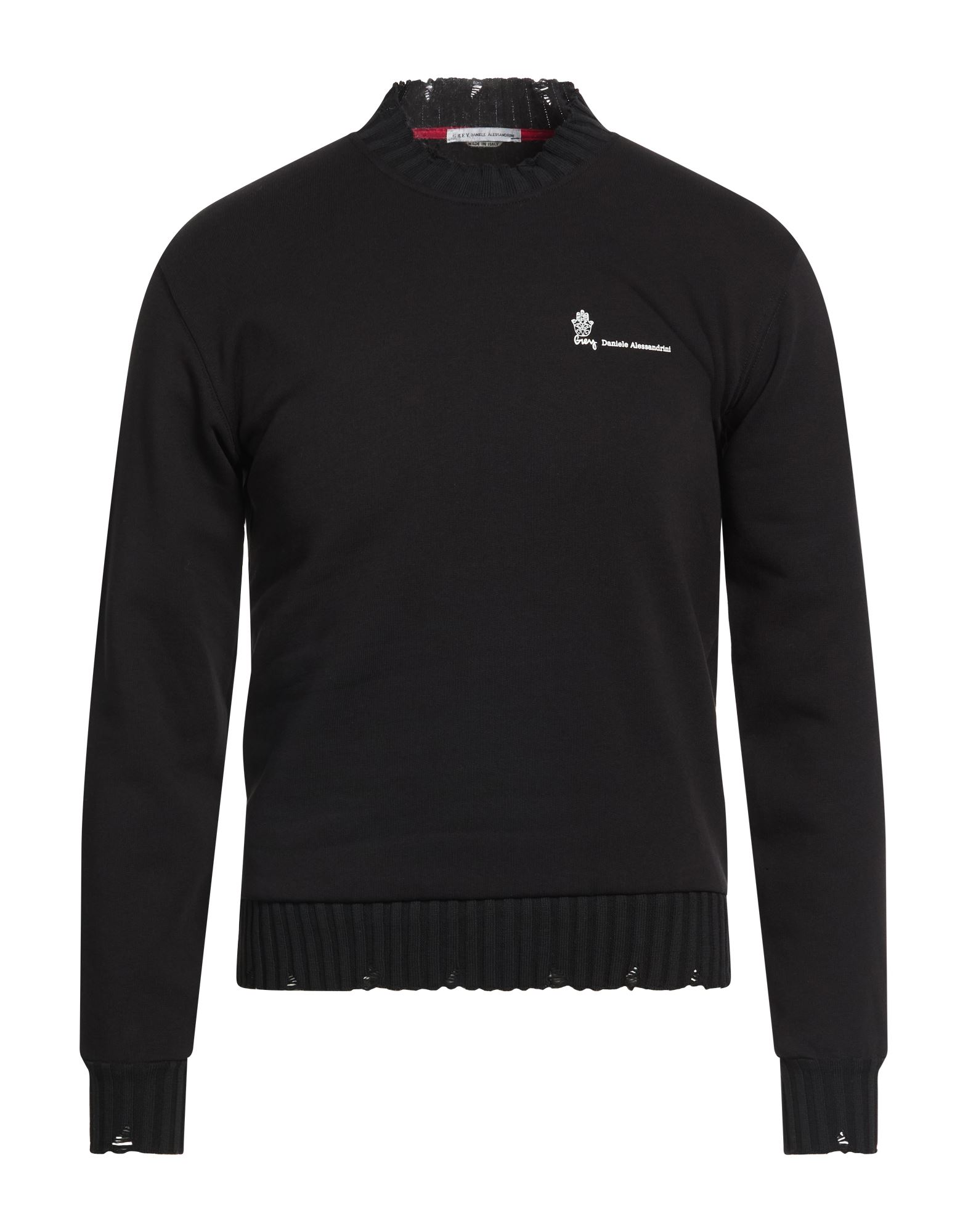 GREY DANIELE ALESSANDRINI Sweatshirt Herren Schwarz von GREY DANIELE ALESSANDRINI