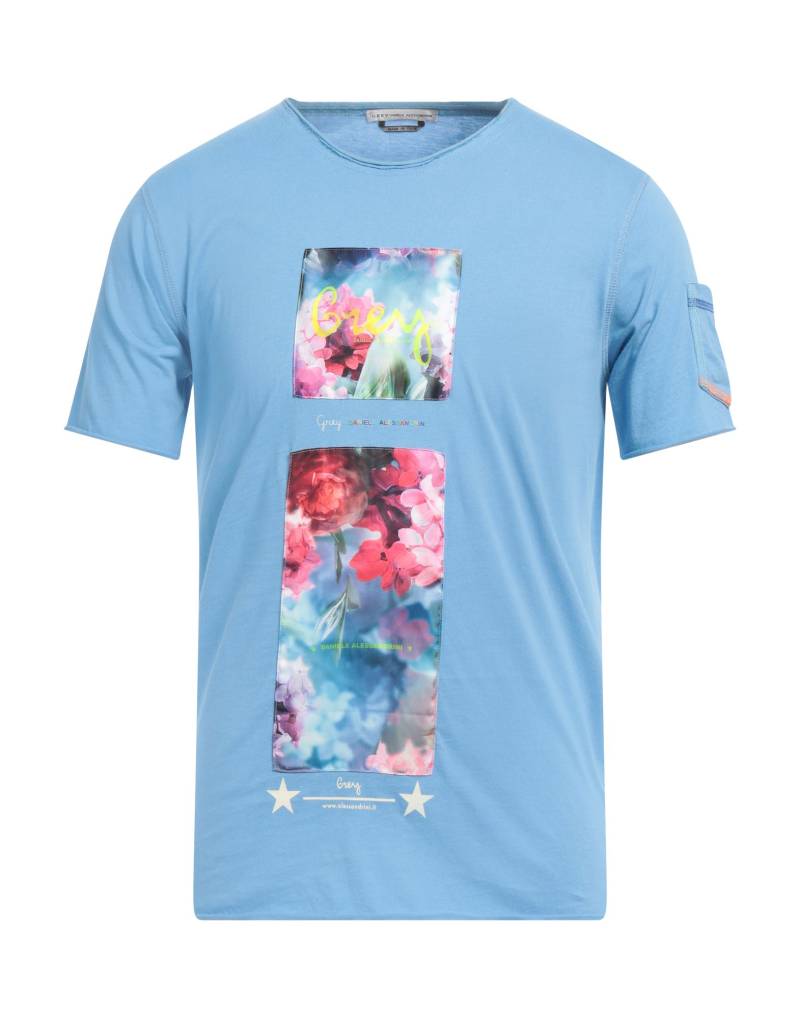 GREY DANIELE ALESSANDRINI T-shirts Herren Azurblau von GREY DANIELE ALESSANDRINI