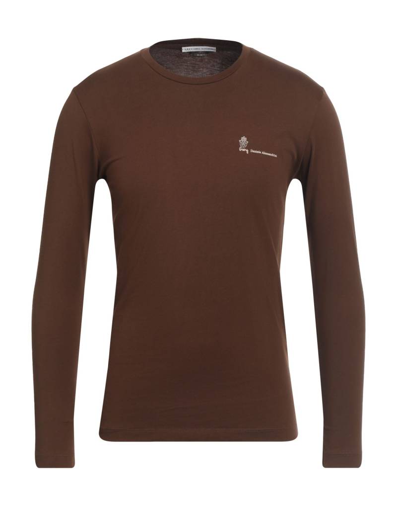 GREY DANIELE ALESSANDRINI T-shirts Herren Braun von GREY DANIELE ALESSANDRINI