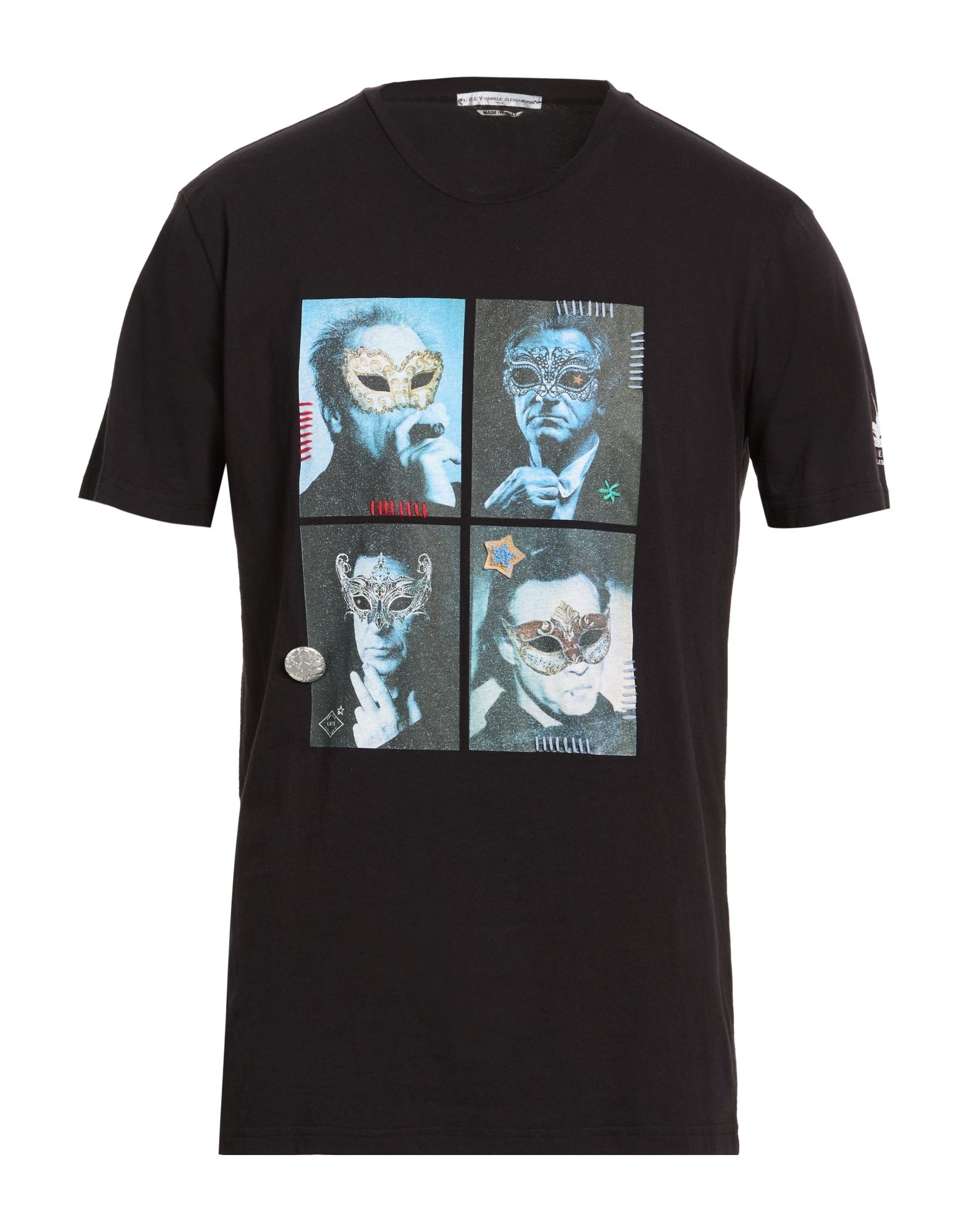 GREY DANIELE ALESSANDRINI T-shirts Herren Schwarz von GREY DANIELE ALESSANDRINI