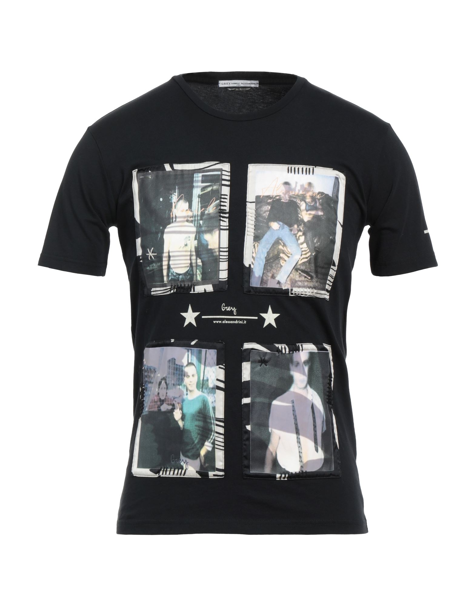 GREY DANIELE ALESSANDRINI T-shirts Herren Schwarz von GREY DANIELE ALESSANDRINI