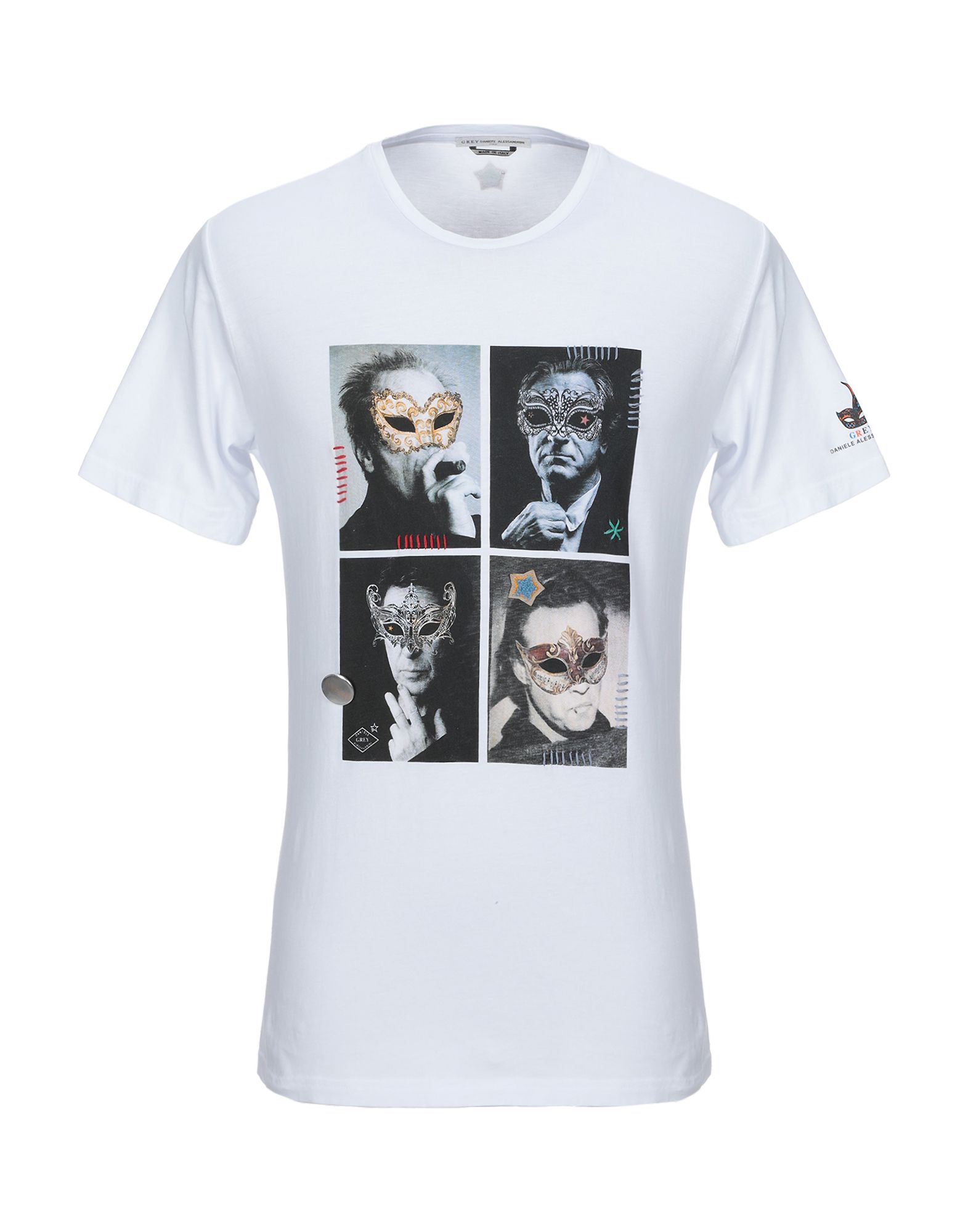 GREY DANIELE ALESSANDRINI T-shirts Herren Weiß von GREY DANIELE ALESSANDRINI