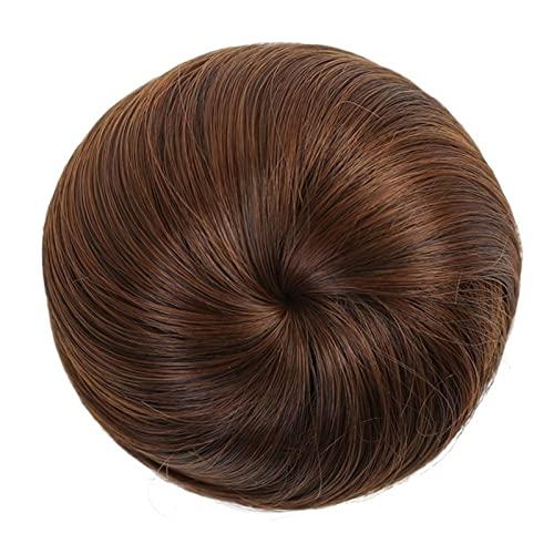 Haarteil Haargummi Gerade Pferdeschwanz-Haarteile mit Kordelzug for Frauen und Mädchen, synthetisches Chignon-Haar, Dutt-Clip-in-Haarverlängerungen, Haarteile mit Kordelzug Haarverlängerung (Color : von GRFIT