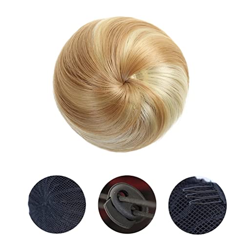 Haarteil Haarverlängerung Kunstfaser-Haarverlängerung, Chignon, Donut, Haarknoten, Ballerina, synthetische Haarteile, elastisches Band, Dutt, Hochsteckfrisur, Haarteile for Frauen, Mädchen Haarteil Ha von GRFIT