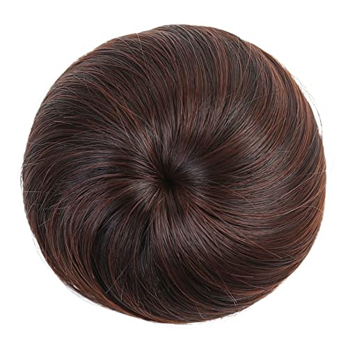 Haarteil Haarverlängerung Synthetische Chignon Scrunchie Haarknoten Clip In Haarverlängerungen Haarteile mit Kordelzug, gerade Kordelzug Pferdeschwanz Haarteile for Frauen Mädchen Haarteil Haargummi ( von GRFIT