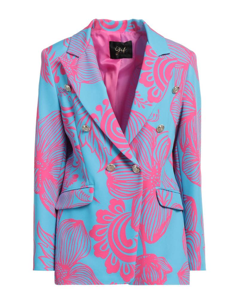 GRIFFAI Blazer Damen Azurblau von GRIFFAI