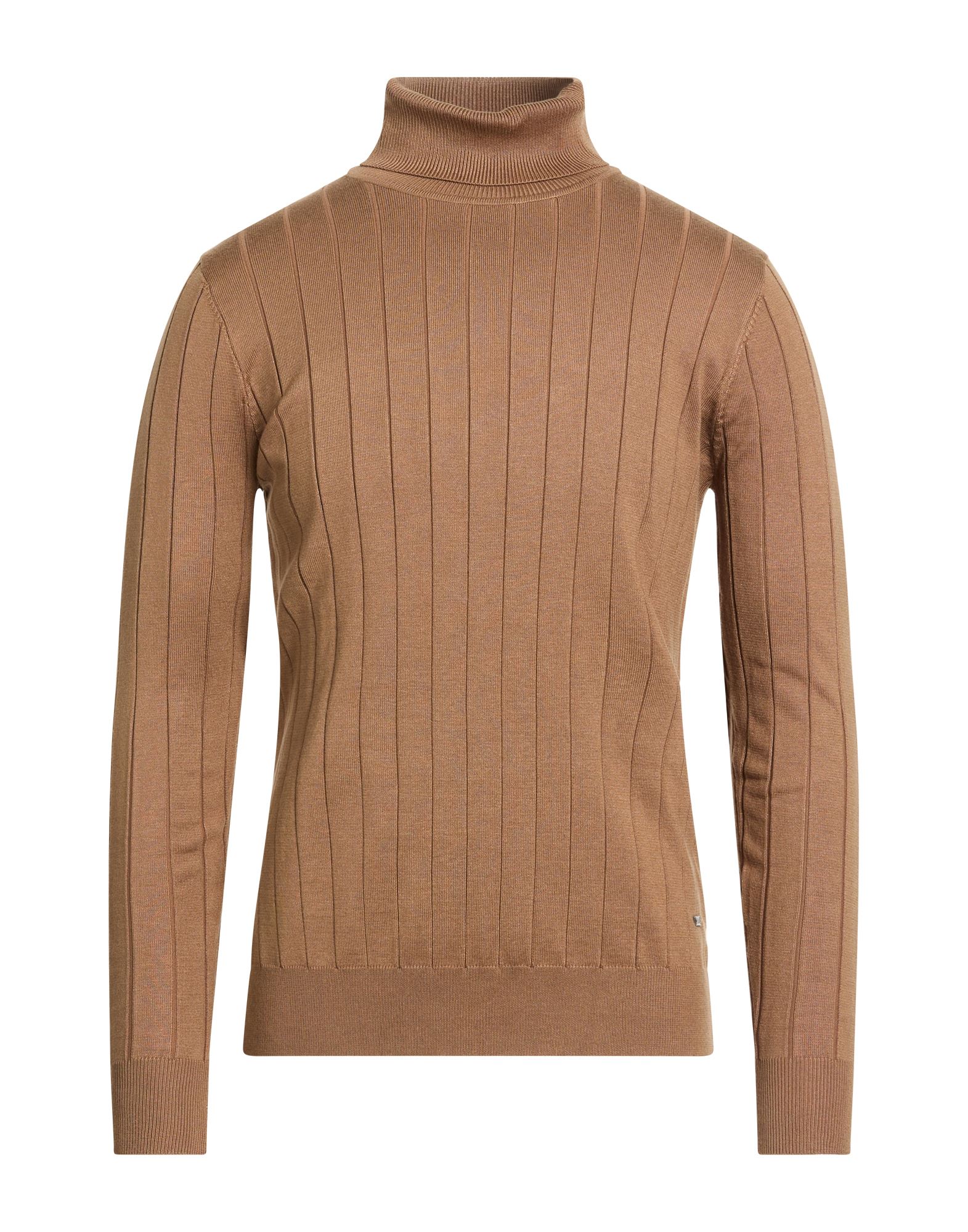 GRIFFAI Rollkragenpullover Herren Kamel von GRIFFAI