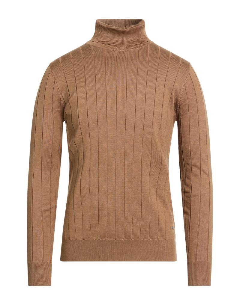 GRIFFAI Rollkragenpullover Herren Kamel von GRIFFAI