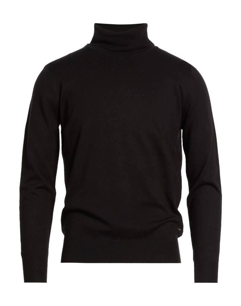 GRIFFAI Rollkragenpullover Herren Schwarz von GRIFFAI