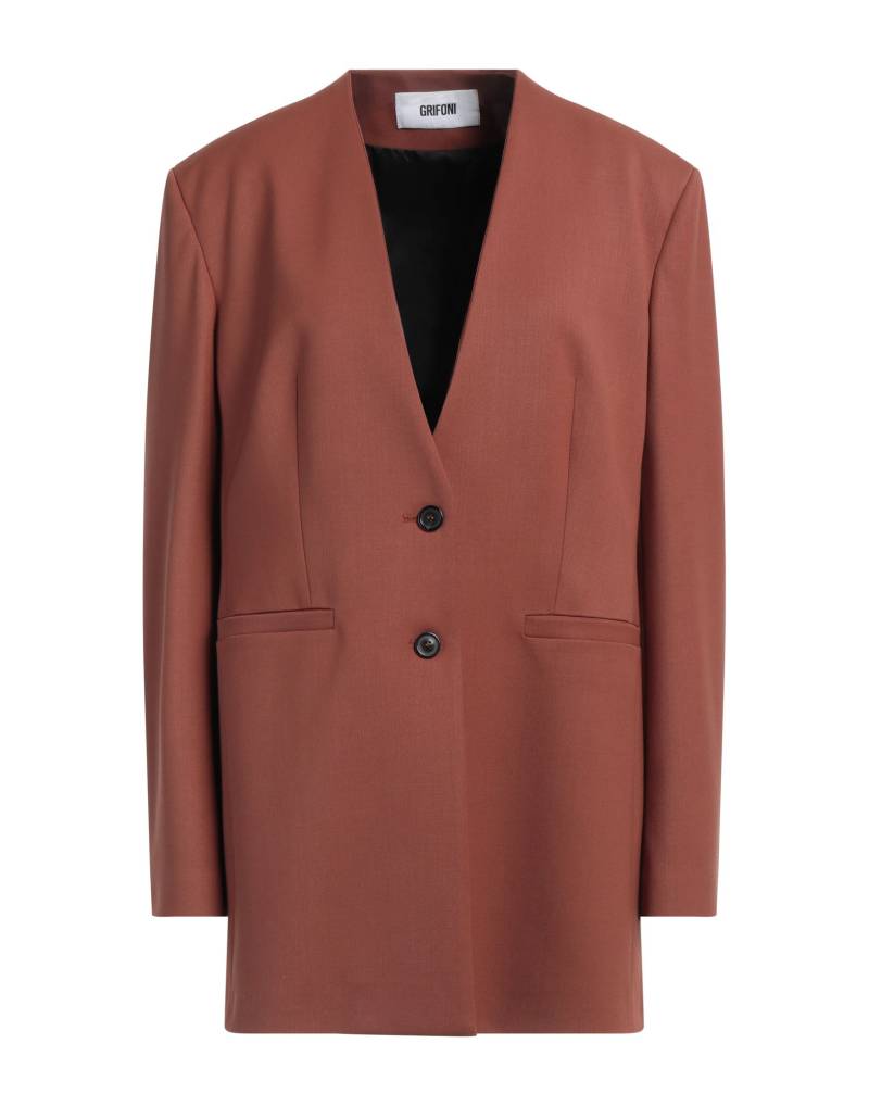 GRIFONI Blazer Damen Braun von GRIFONI