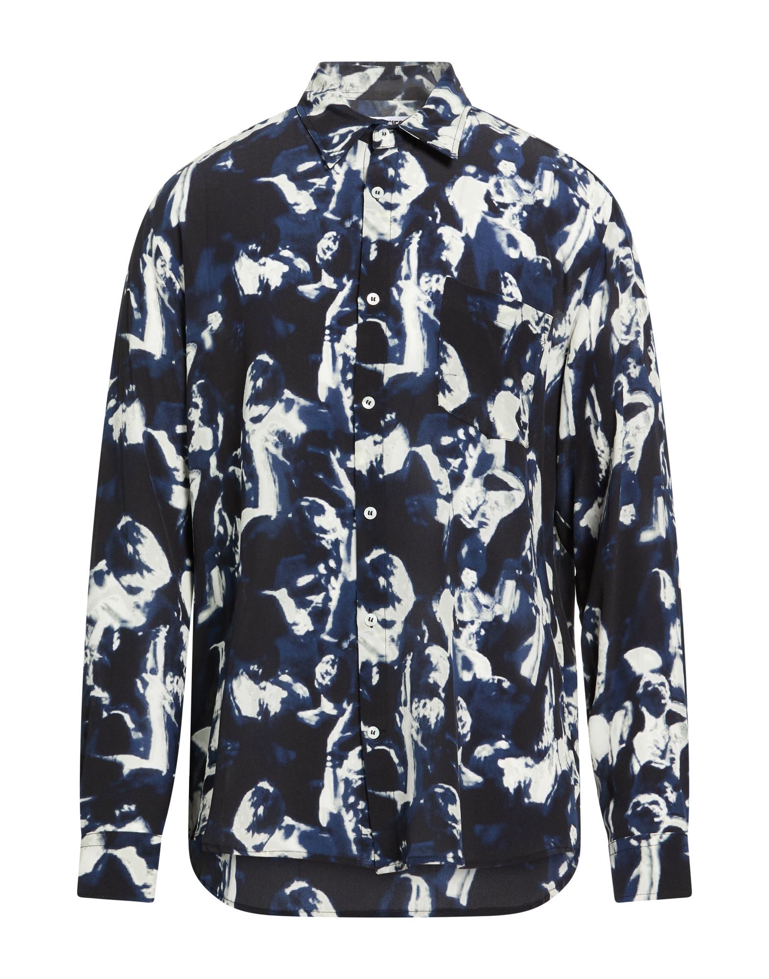 GRIFONI Hemd Herren Nachtblau von GRIFONI