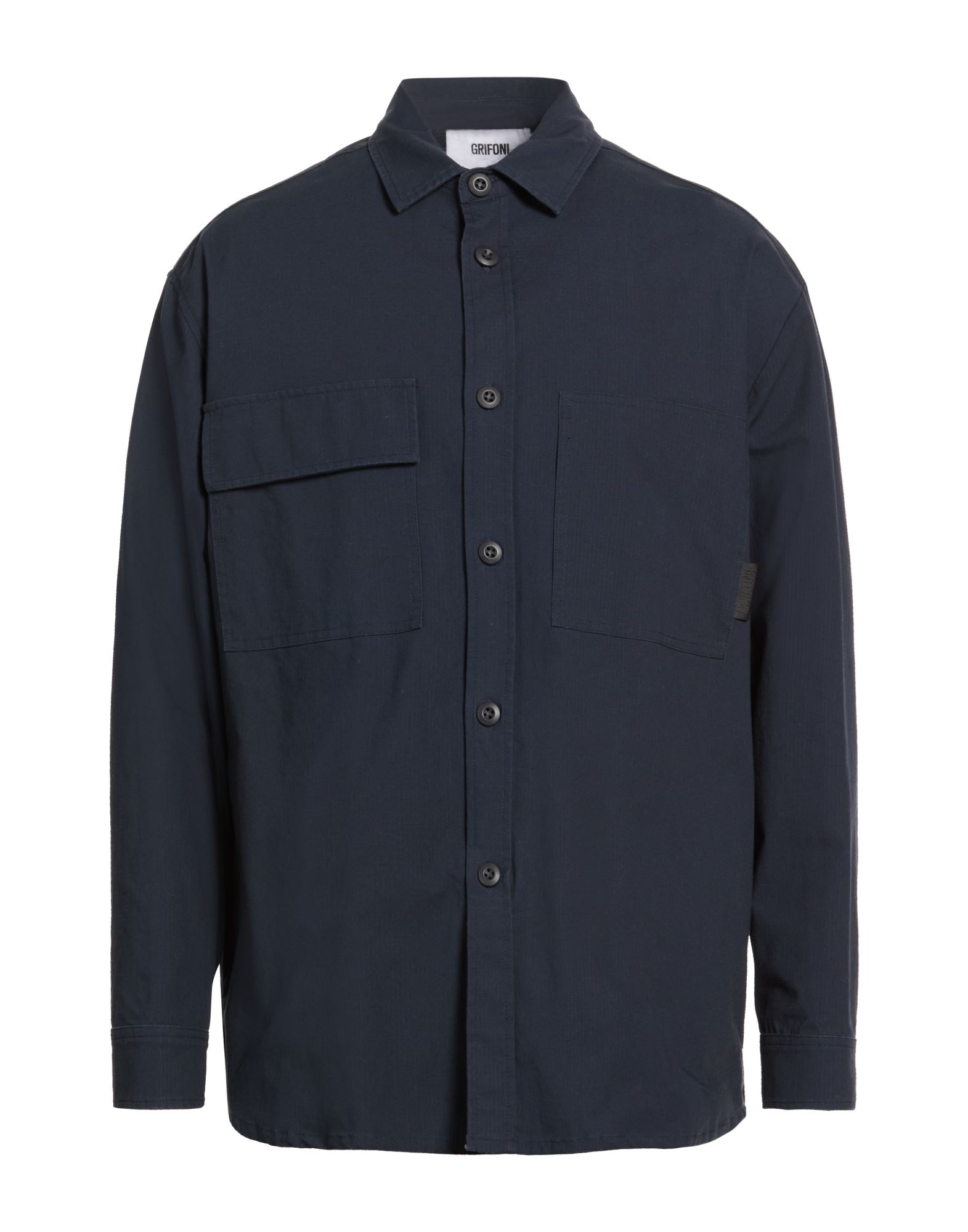 GRIFONI Hemd Herren Nachtblau von GRIFONI