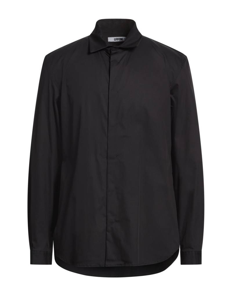 GRIFONI Hemd Herren Schwarz von GRIFONI